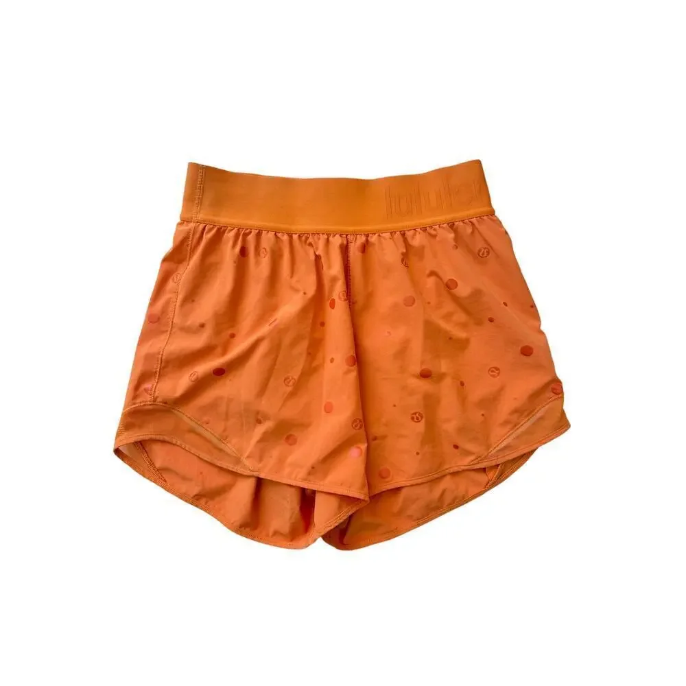 Lululemon high rise logo hotty hot shorts - size 4, 4" inseam - Picture 2 of 4